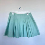 Sam Edelman  Mint Green Pleated Mini Women's Skirt‎ size 12 Photo 1