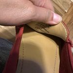 Coach Fredrica Nubuck Red Suede Loafers 7B Photo 8