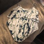 Boohoo NWT Plus Rosie Marble Print Drape Sleeve Swimsuit, size 16 Photo 3