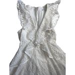 Elliatt Elliat Ruffled Eyelet Interlude Dress White Size Large Photo 4