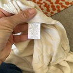 Alythea Ivory Long Maxi Dress Crochet Boho Chic Festival Beach Vacation Size large Photo 12