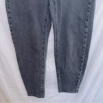 ZARA  Black Wash Denim High Waisted Paperbag Mom Jean size US 2 Photo 3