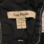 Free People black cropped wide leg 6 sailor front contrast stitch lace up back Photo 4