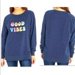 Wildfox Small Good Vibes Crewneck Sweatshirt Photo 1