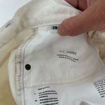 St. Agni High Rise Straight Jeans White Cream Women's Size 29 Button Fly Photo 4
