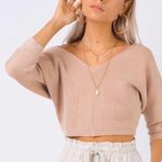 Princess Polly  Love More Knit Top Nude S/M Photo 1