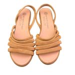 Eric Michael  Elva Strappy Minimalist Leather Espadrille Sandals Size 37 US 6.5 7 Photo 1