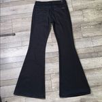 7 For All Mankind  Bellbottom Black Flare Jeans Photo 3