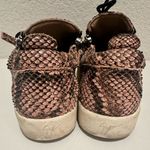 Giuseppe Zanotti May London Leather Sneaker Pink Snake Print Leather Sneaker 38 Photo 9