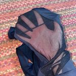 Onzie BLACK MESH YOGA ATHLETIC DANCE STIRRUP LEGGINGS Photo 4