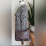 Patricia Nash Vintage Italian Leather Tooled Boho Fringe Crossbody Bag festival Photo 1