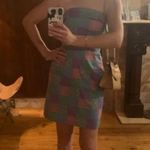 Vineyard Vines  Limited Edition Kentucky Derby Patchwork Mini Strapless Dress 00 Photo 2