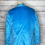 Zanzea Collection NWT Size XL Blue Soft Fabric Decorative Button Blazer Jacket Photo 4