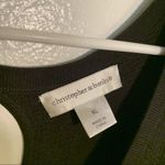 Christopher & Banks Mixed Media Scoop Neck Sweater Black Photo 4