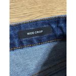 Judy Blue Judy‎ Blue Women 9/29 Wide Leg Crop Blue Stretch Denim Jeans Beach Vacation City Photo 5