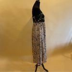 Soiéblu Soieblu Black Nude Floral Lace Paisley Sleeveless Maxi Dress Size S Photo 3