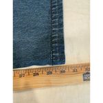 We Wore What Zip Up Straight Leg Jumpsuit Cotton Dark Denim Blue Women's Small Photo 8