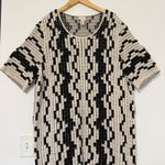 H&M Crochet Short Dress Women’s Size M Beige Boho Beach Cover-Up Photo 1
