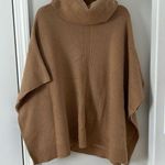 Ann Taylor  tan turtleneck poncho in XS/S Photo 0