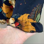 Zaful Gumuxi By Floral V-Neck Faux Wrap Ruffle Black Romper Photo 5