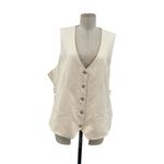 J.Crew  Collection Slim-fit Vest in City Twill Cream‎ Ivory Plus Size 22 Photo 2