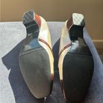 California Magdesian Vintage Cream Ivory Beige Burgundy Brown Leather Pump 6M Size 6 Photo 8