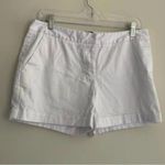 Attention White Contemporary Fit Cotton Blend Slight Stretch Chino Shorts Size 8 Photo 0
