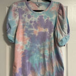 Fate Women’s Pink Blue Purple Tie Photo 0