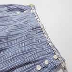 Land' n Sea Stripes Linen Blend Straight Leg Pants White and Blue Size M Photo 5