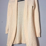 Charter Club  Cardigan Sweater Cashmere Knit Open Front Cream Size Medium Photo 0