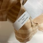 J.Crew  tan striped top long sleeve boat neck size XS Photo 6