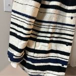 Striped Jacket with hood OS Black Size undefined Photo 3