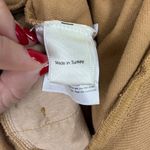 Reformation  Kenny Boiler Camel Color Belted Short Sleeve Jumpsuit Photo 6