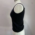 Evelyn Cashmere Whimsigoth Black Embellished Knit Sweater Top Size Small Photo 4