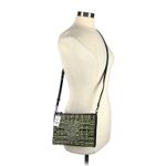 Michael Kors  Black Neon Yellow Leather Double Pouch Crossbody Bag Photo 1