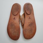 Frye  Valley Cognac Braided Leather Sandals Photo 4
