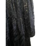 Eloquii  Lace Sequin‎ Long Sleeve Maxi Dress Gown Size 16 Black Formal Sheer NWT Photo 6