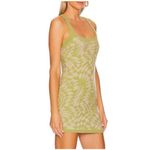 For Love & Lemons  Simone Mini Dress Green Arcrylic Knit Sz S NWT‎ Photo 1