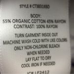 Sanctuary EUC White Henley Short Sleeve Button-Up Shirt NWT Size Medium Photo 11