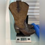 Born Shoes BORN Brown Tan Leather CowGirl Style Low Cut Boots Size 6.5 Photo 11