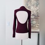 Urban Outfitters  BDG Kiara Open Back Ribbed Long Sleeve Top Size Small NWOT $60 Photo 4