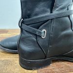 Balenciaga  Womens Boots‎ 40 Black Leather Buckle Ankle Chelsea Slouch Photo 10