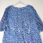 Eliza J Eliza J Leopard Print Faux Wrap Dress in Blue Lyst plus size 20W Photo 9