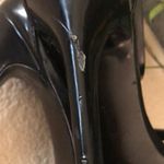 LIKE DREAMS ankle strap black‎ gold clasp heels Black Size 9 Photo 4