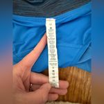 Lululemon Run Speed Short Cornflower Blue Black Quilt Lined Size 10 Photo 6