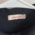 Sundance  Black Asymmetrical Collared Long Sleeve Shirt Photo 2