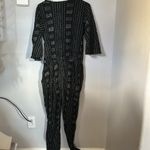Natural by Known supply boho organic cotton printed jumpsuit size large ethical Black Photo 2