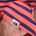 The North Face  Pink Blue Striped Athletic Racerback Tank Top Large Photo 3