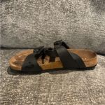 Women’s Birki by Birkenstock Black Double Strap Sandals Size 38 Photo 4