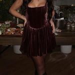 ZARA  Dress mini corset Velvet in Rich Purple Wedding party coctail  Photo 6